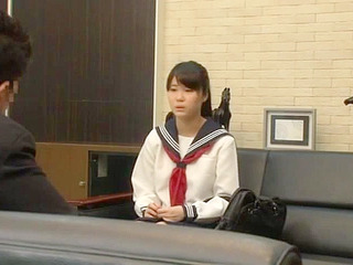 Fucking revenge of a blackmailed nippon teen on her XXX principal